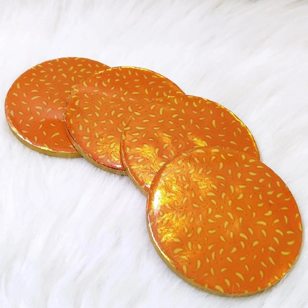 Kalamkari Coasters (Pack of 4)