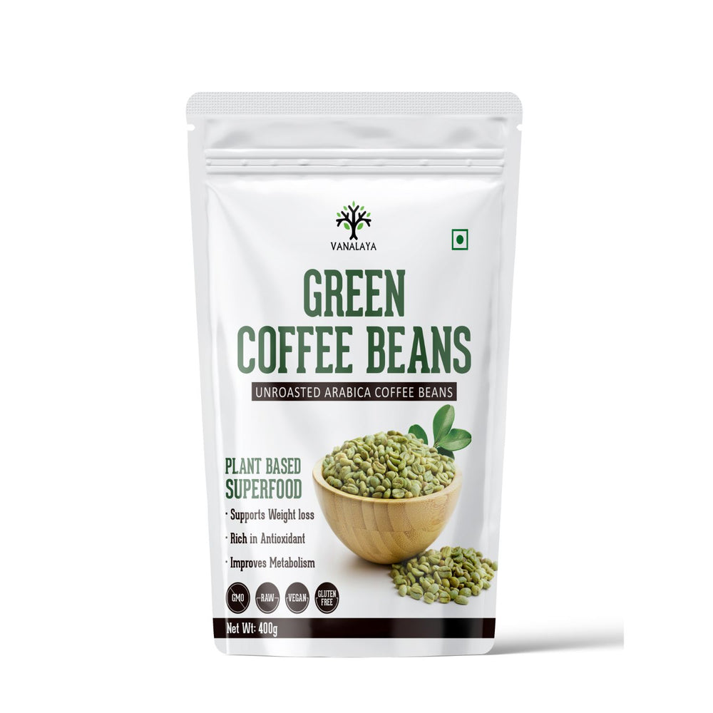 Vanalaya Green Coffee Bean Unroasted Arabica (400g)