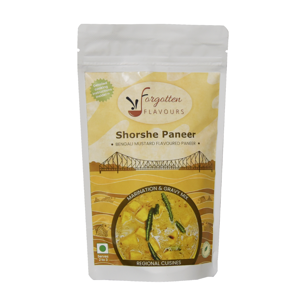 Forgotten Flavours Bengali Shorshe Paneer (Mustard Paneer/Veg) Mix - 80g
