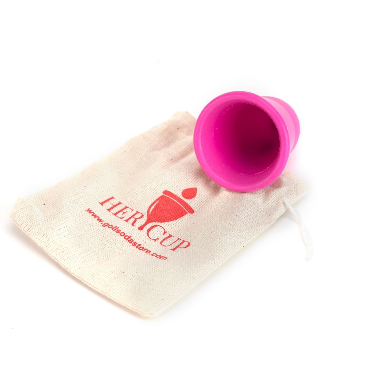 Goli Soda Her Cup Reusable Menstrual Cup for Women - Fushia