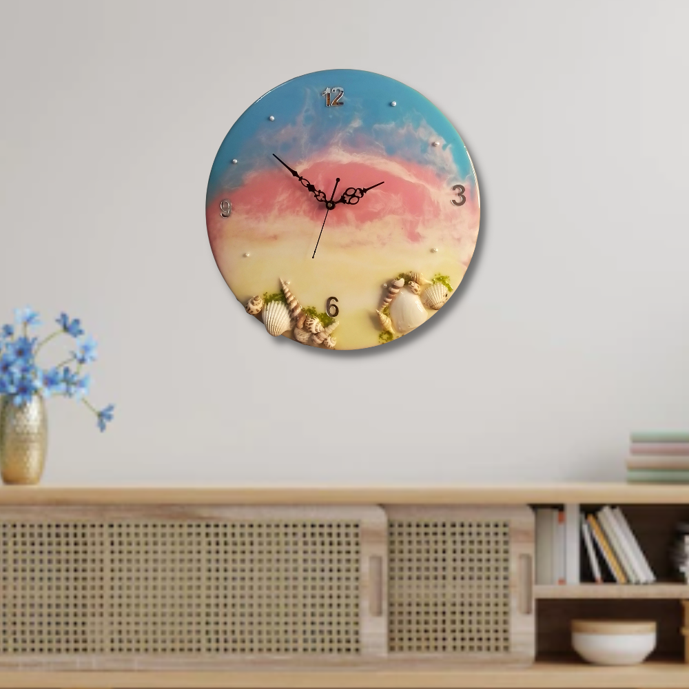 The Fantasea Resin Wall Clock