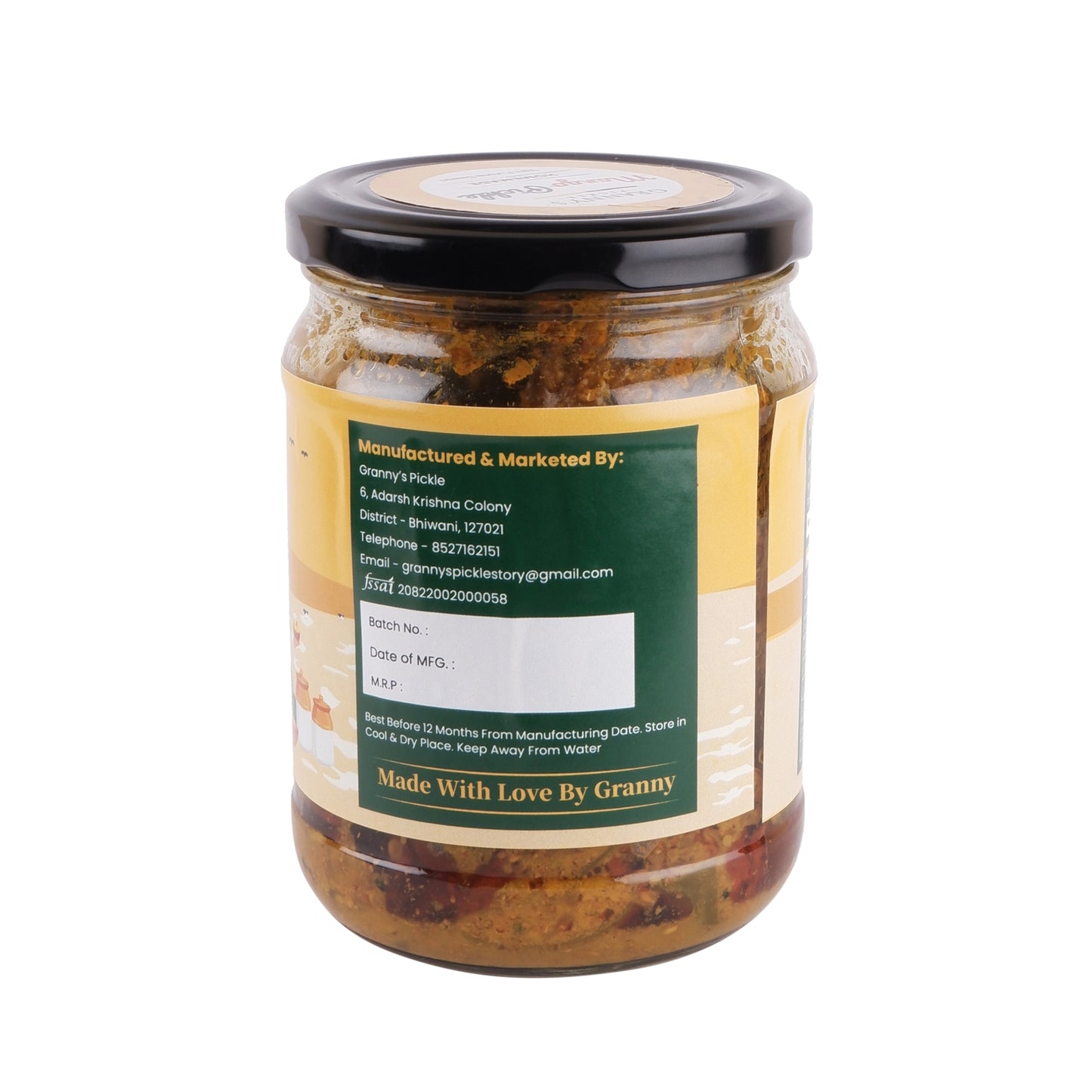 Granny's Homemade Mango Pickle (500g)