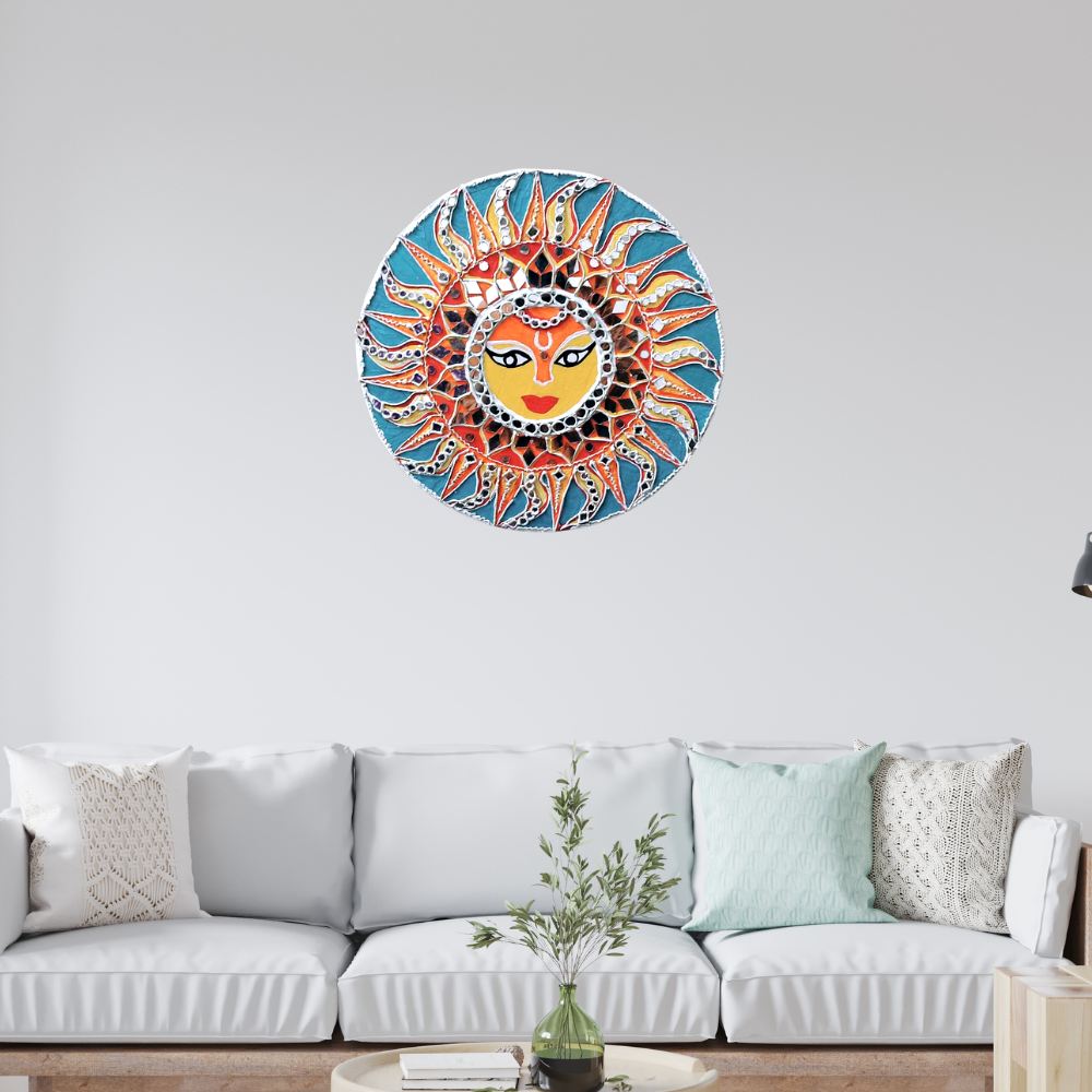 Surya Kali Mirror Wall Art