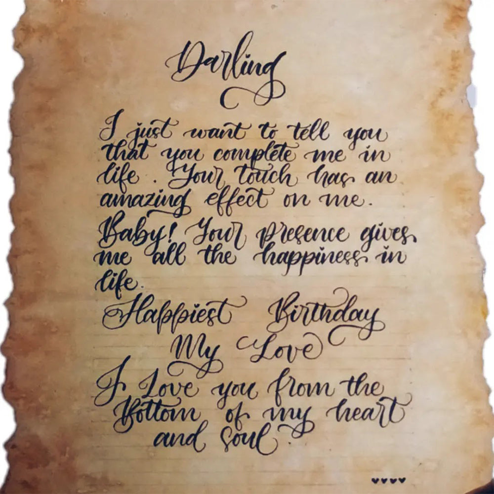 Love Letter in Calligraphy