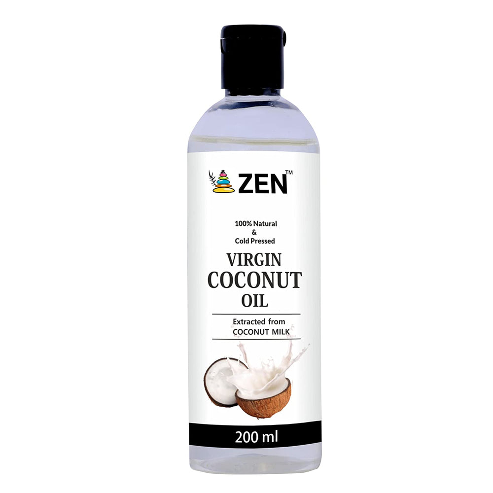 Zen Virgin Cold-Pressed Coconut Oil (200ml)