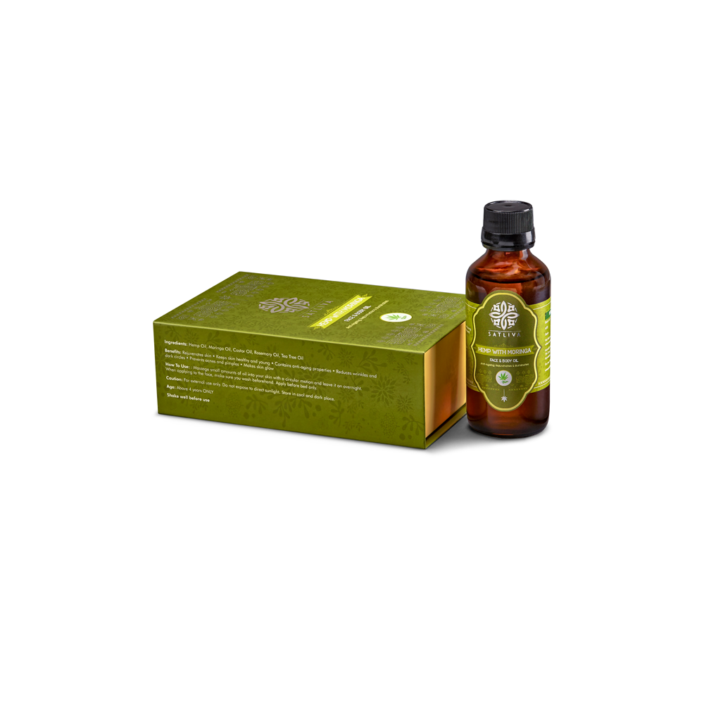 Hemp with Moringa Face & Body Oil (100ml)