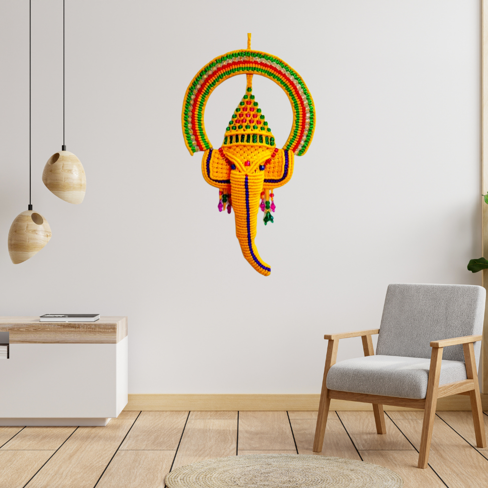 Wall Hanging Ganeshji with Mukut