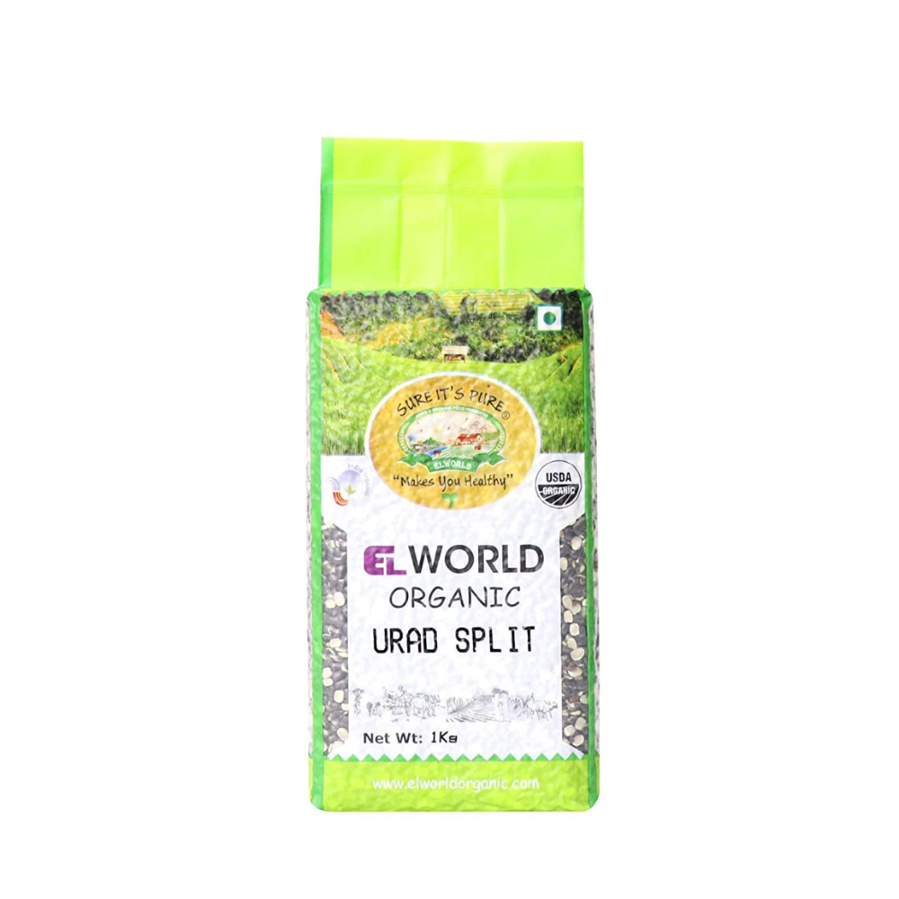 Elworld Organic Urad Black Split (1Kg)