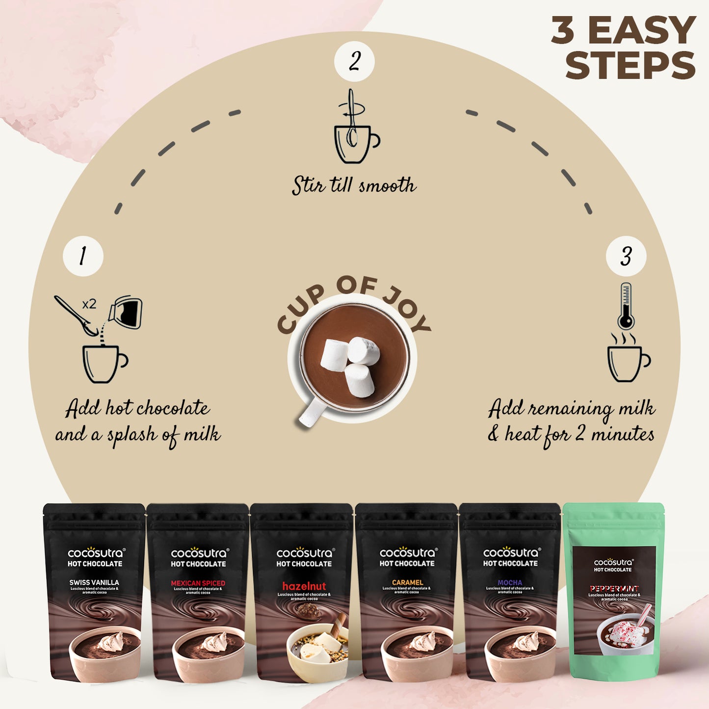 Cocosutra Hot Chocolate Mix - Mexican Spiced (100 g)