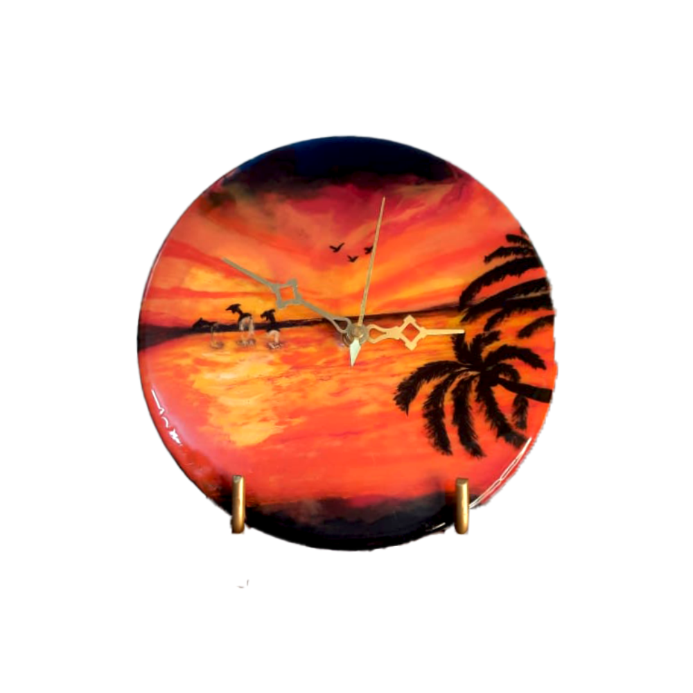 The Sunset Table Clock