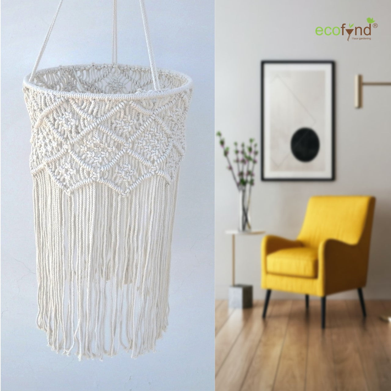 ecofynd Macrame Chandelier