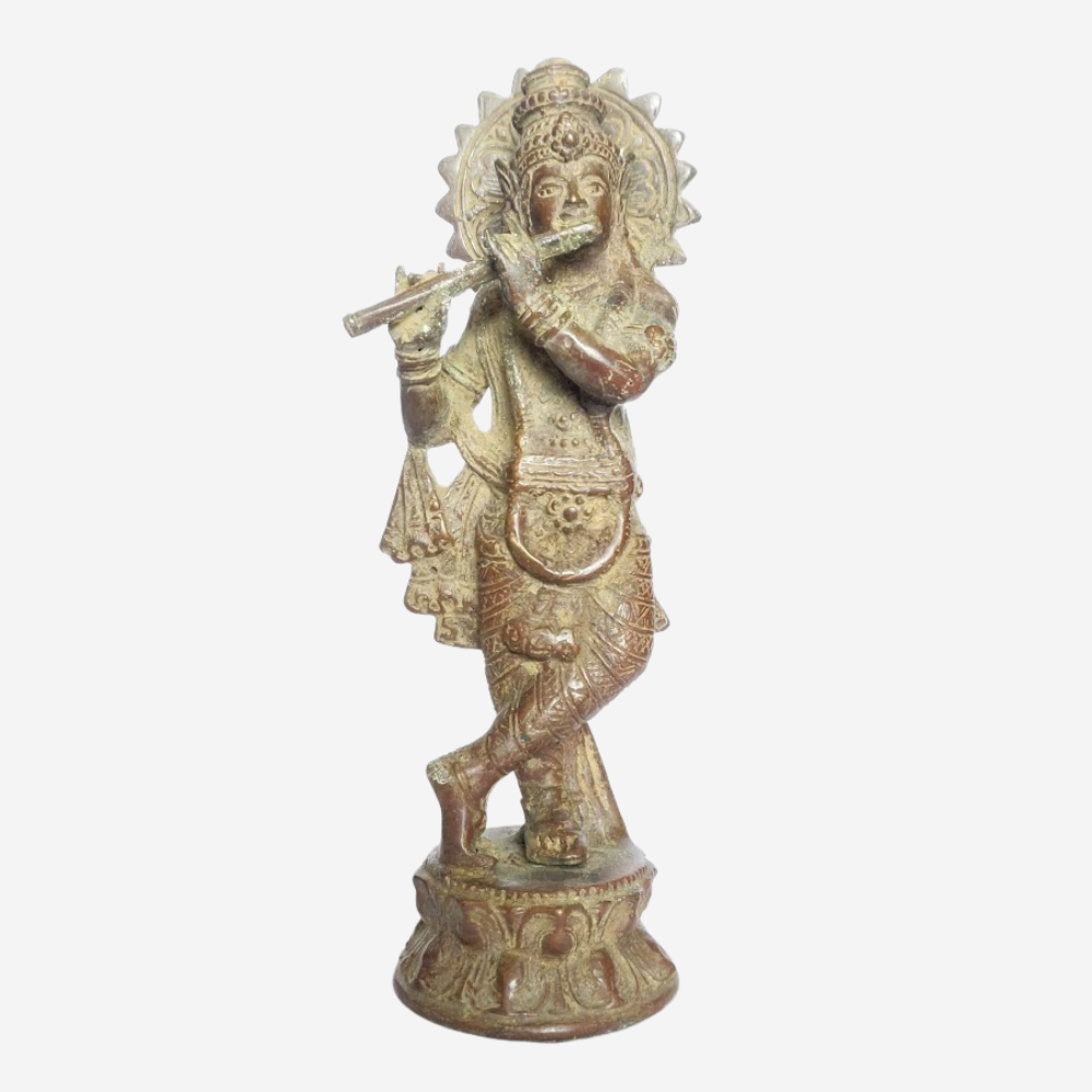 
                  
                    Bronze Sculpture of Lord Krishna
                  
                