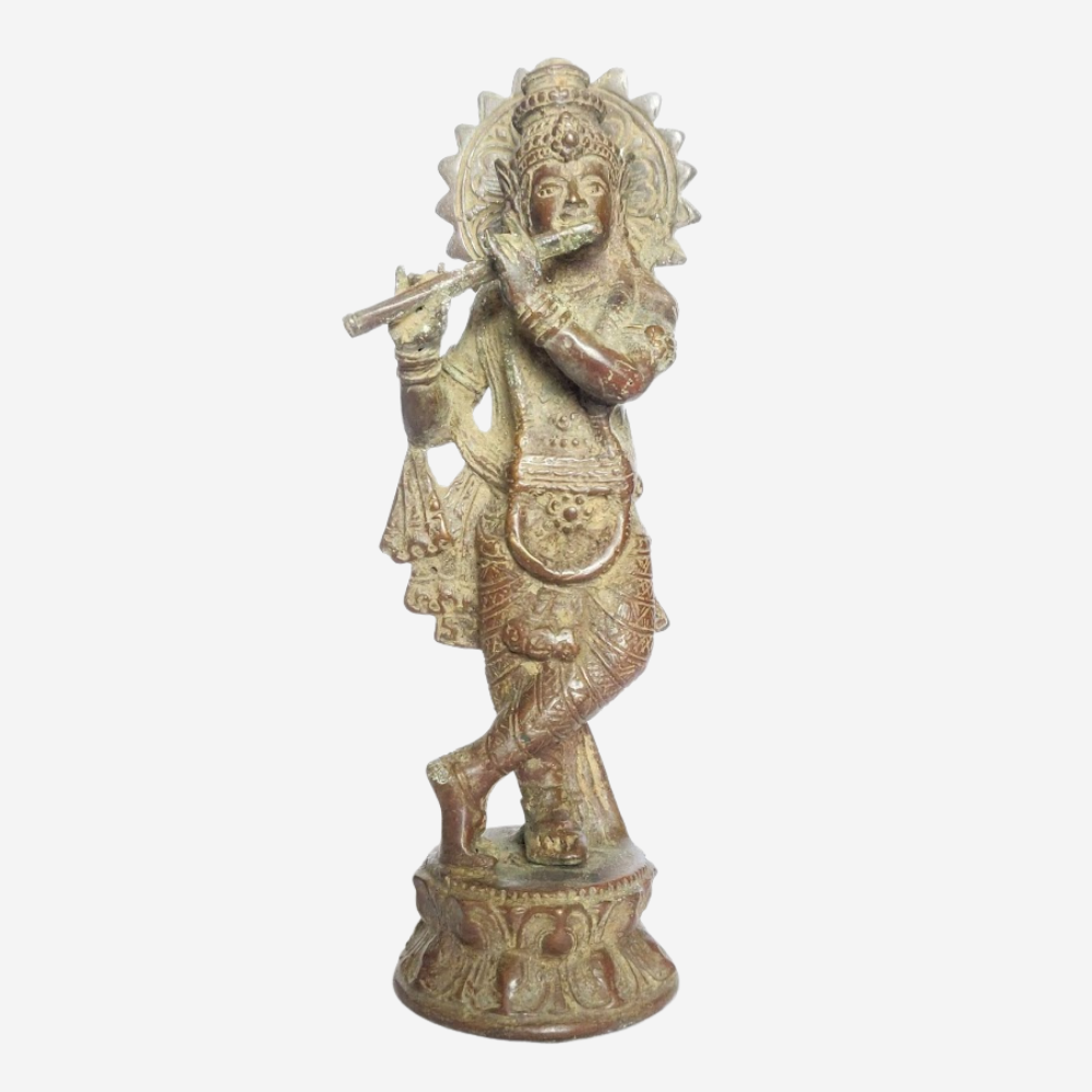 Bronze Sculpture of Lord Krishna