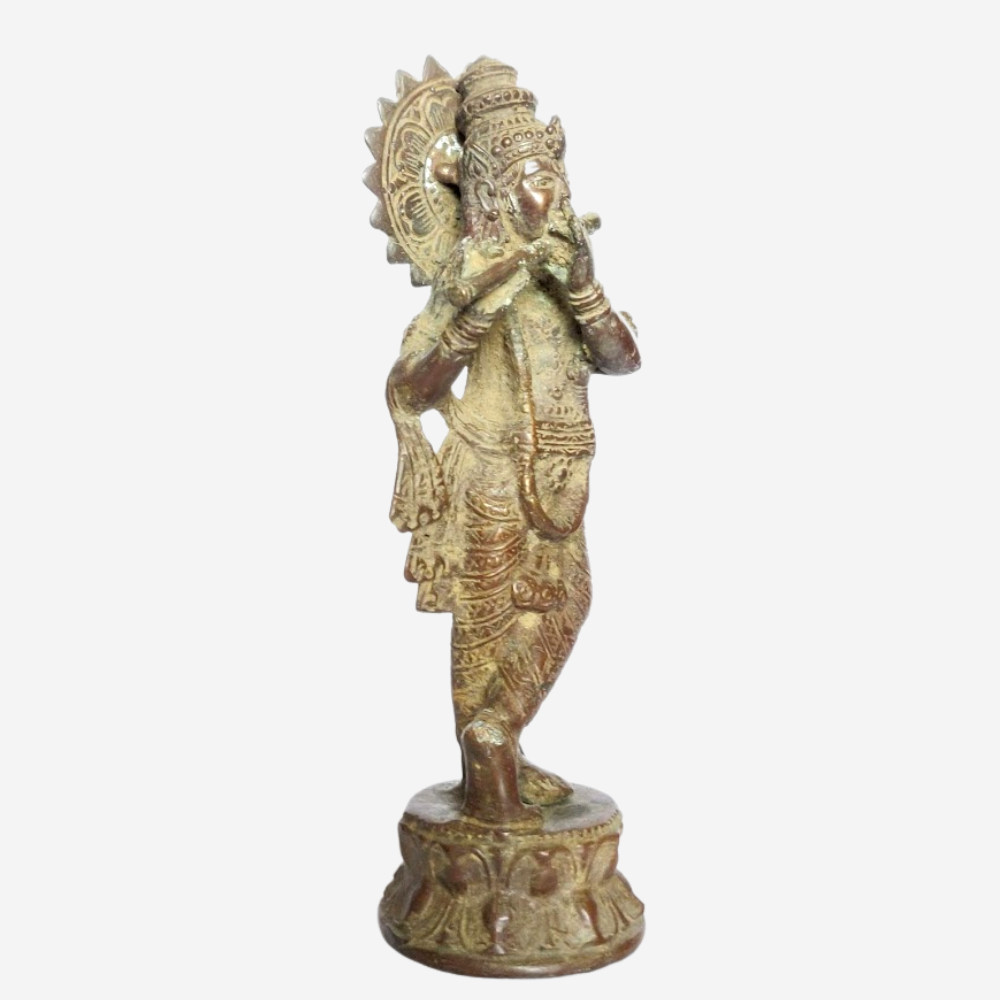 
                  
                    Bronze Sculpture of Lord Krishna
                  
                