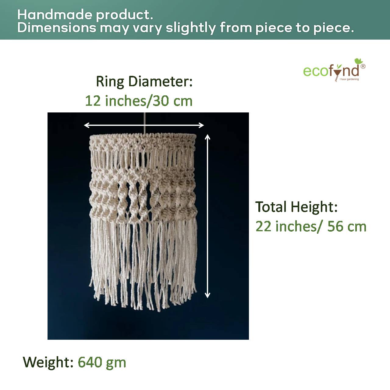 ecofynd Macrame Chandelier