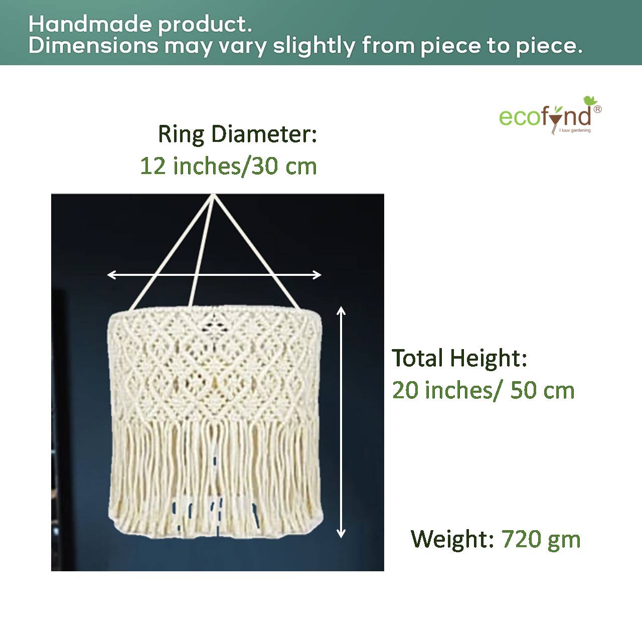ecofynd Macrame Chandelier