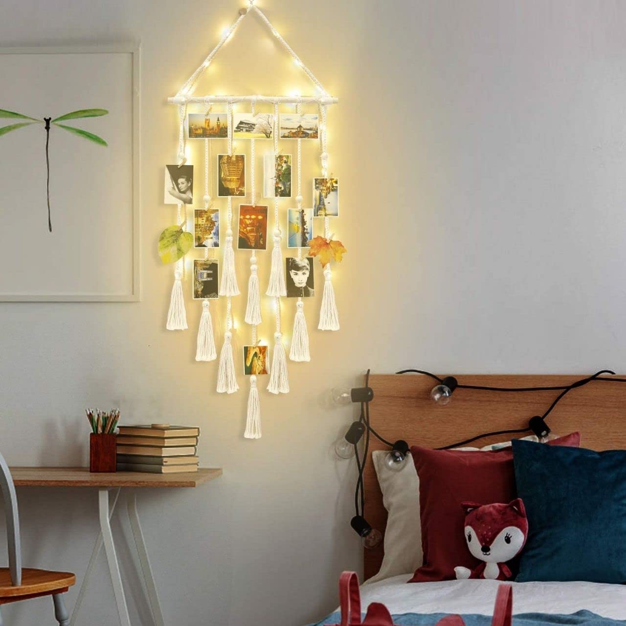 ecofynd Macrame Photo Display Wall Hanging