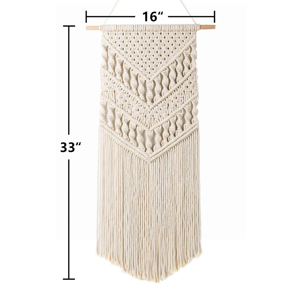 ecofynd Macrame Boho Wall Hanging