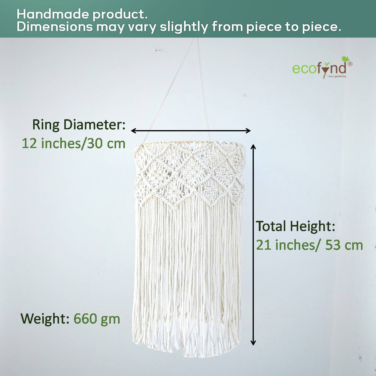 ecofynd Macrame Chandelier
