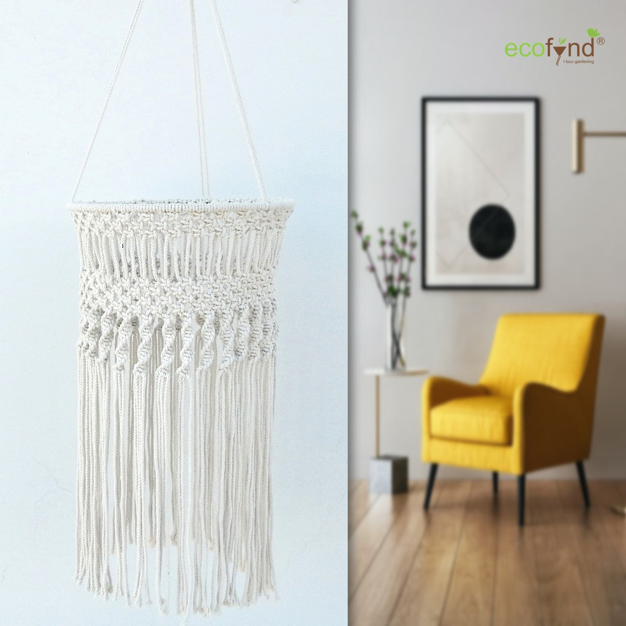 ecofynd Macrame Chandelier