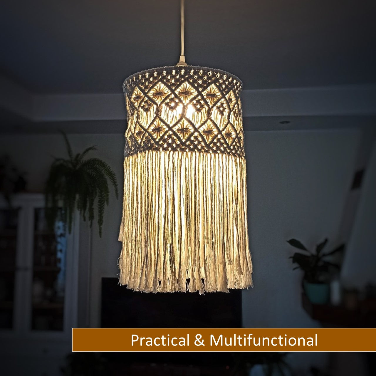ecofynd Macrame Chandelier