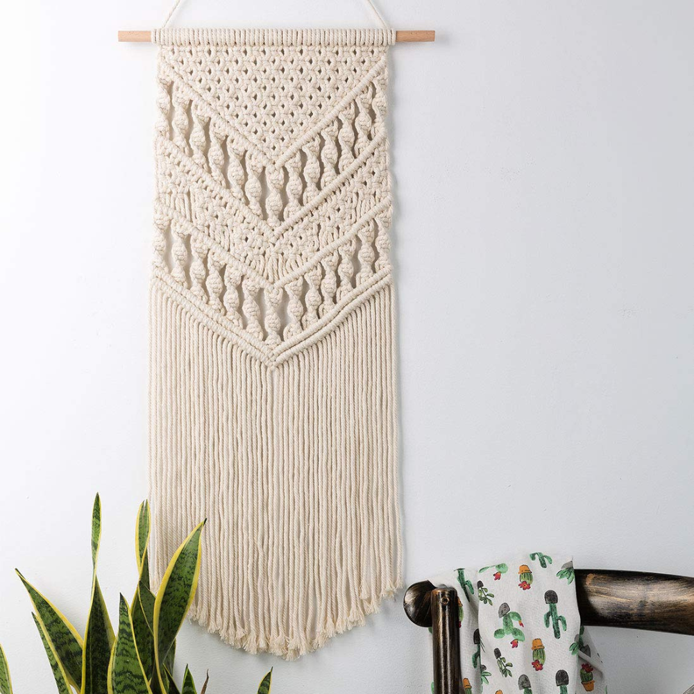ecofynd Macrame Boho Wall Hanging
