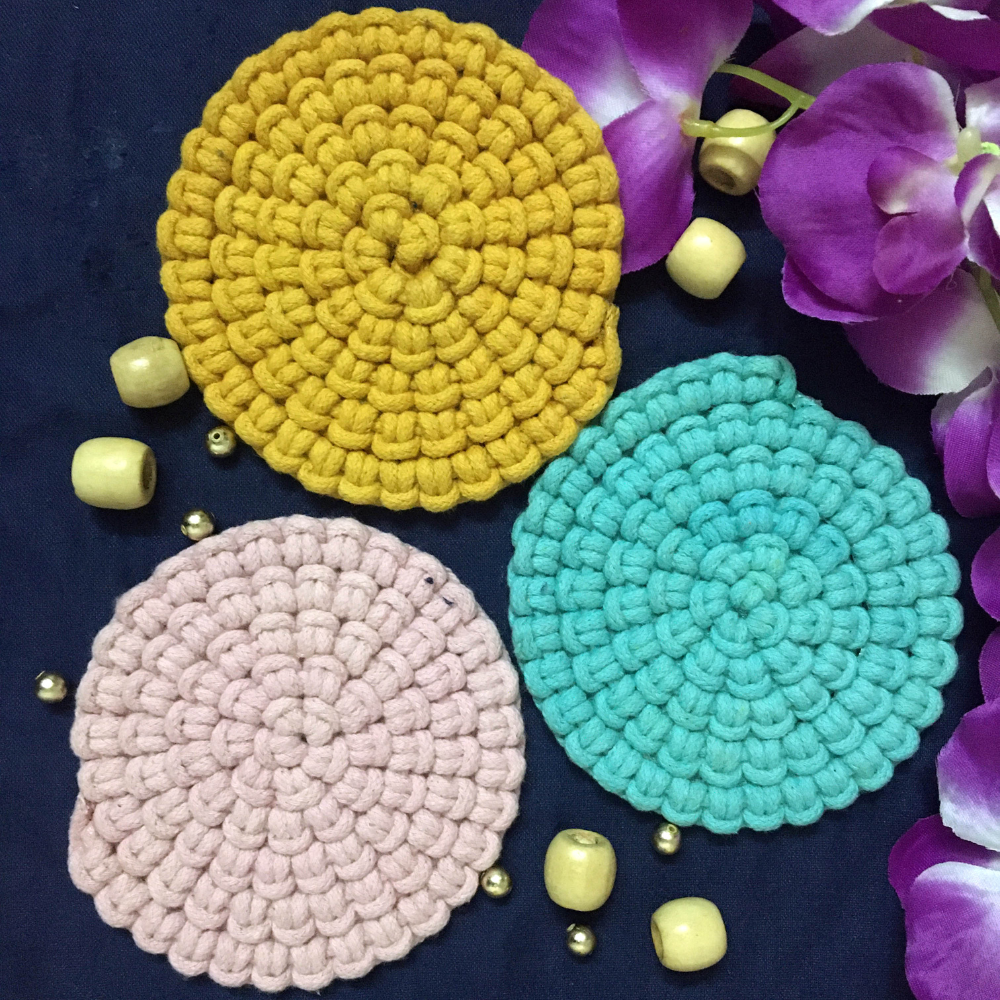 Macrame Coasters (Set of 4)