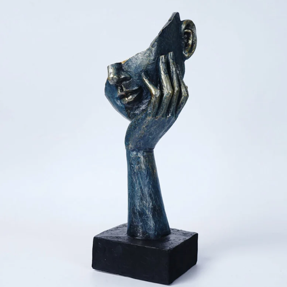 Hand-Face Statue (Modern-Art)