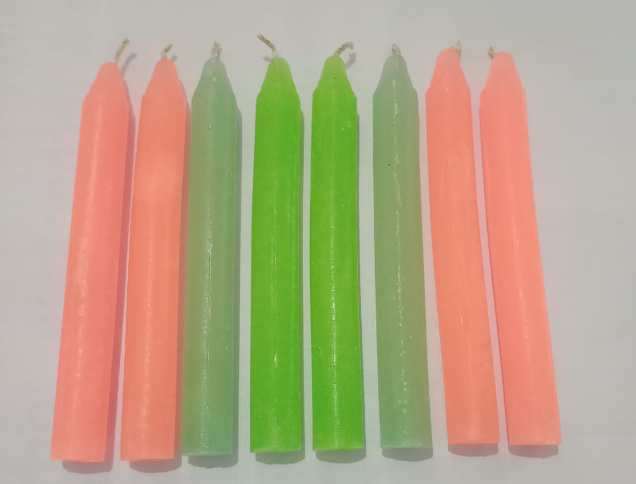 Fragrant Mosquito Repellent Stick Colour Candles (Set of 16)