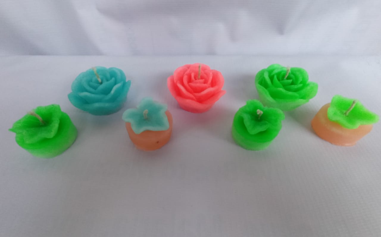 Fragrant Mosquito Repellent Designer Candles (Pack of 3)