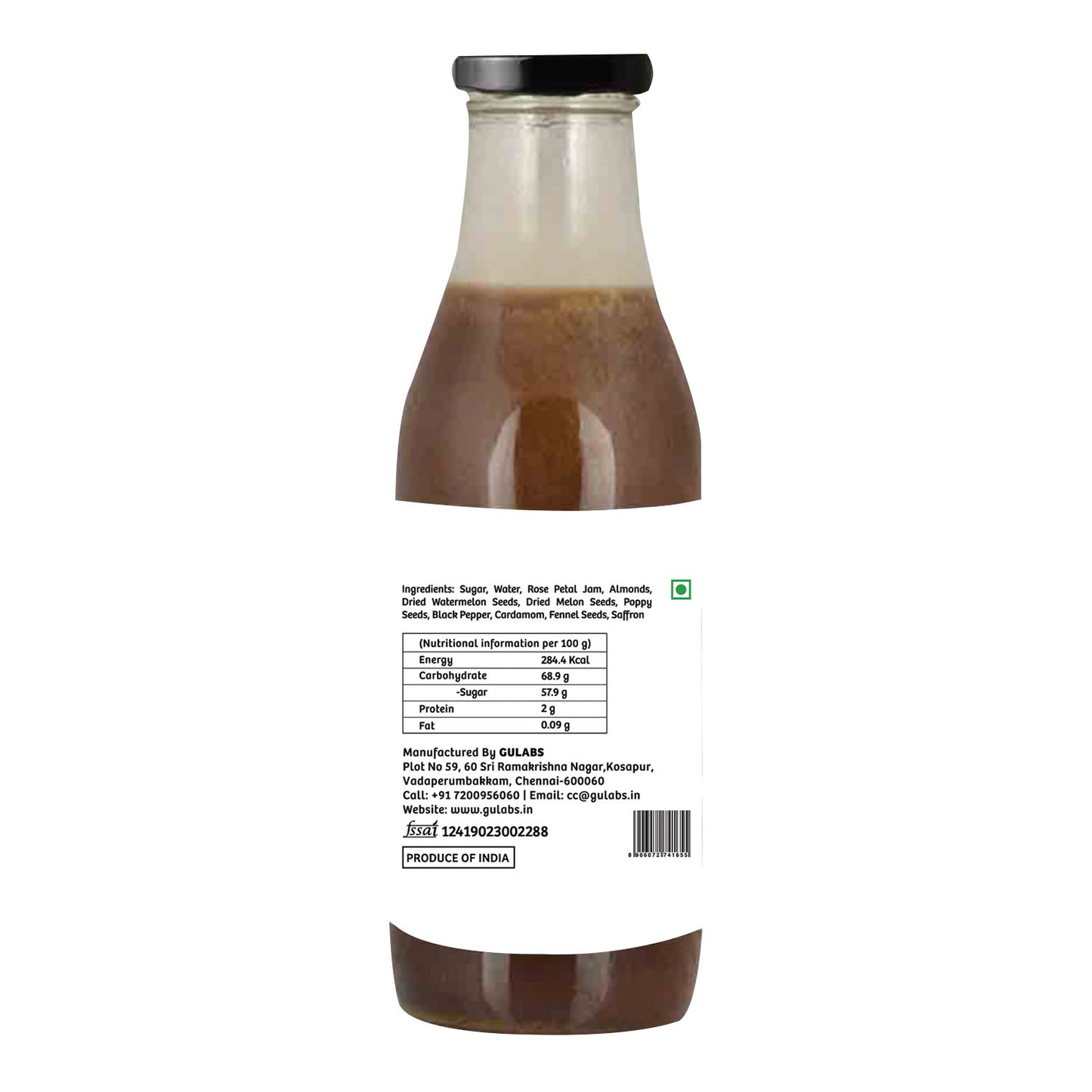 Gulabs Mini Thandai Sharbat (Pack of 4) - 200ml