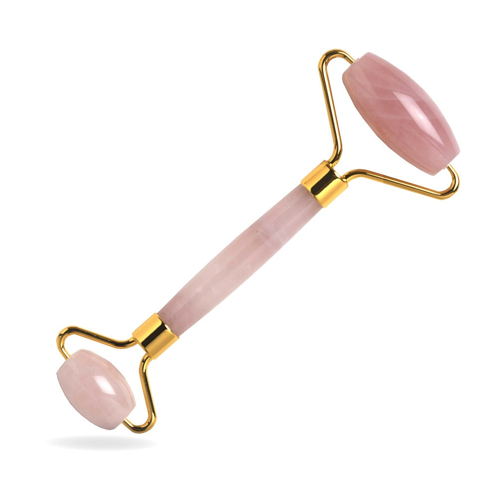 Mirabela Face Roller and Gua Sha Teardrop Rose Quartz