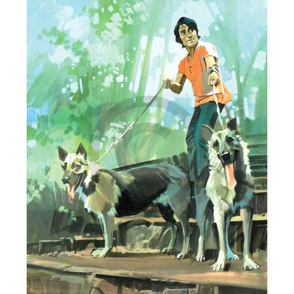 Man's Best Friends Painting