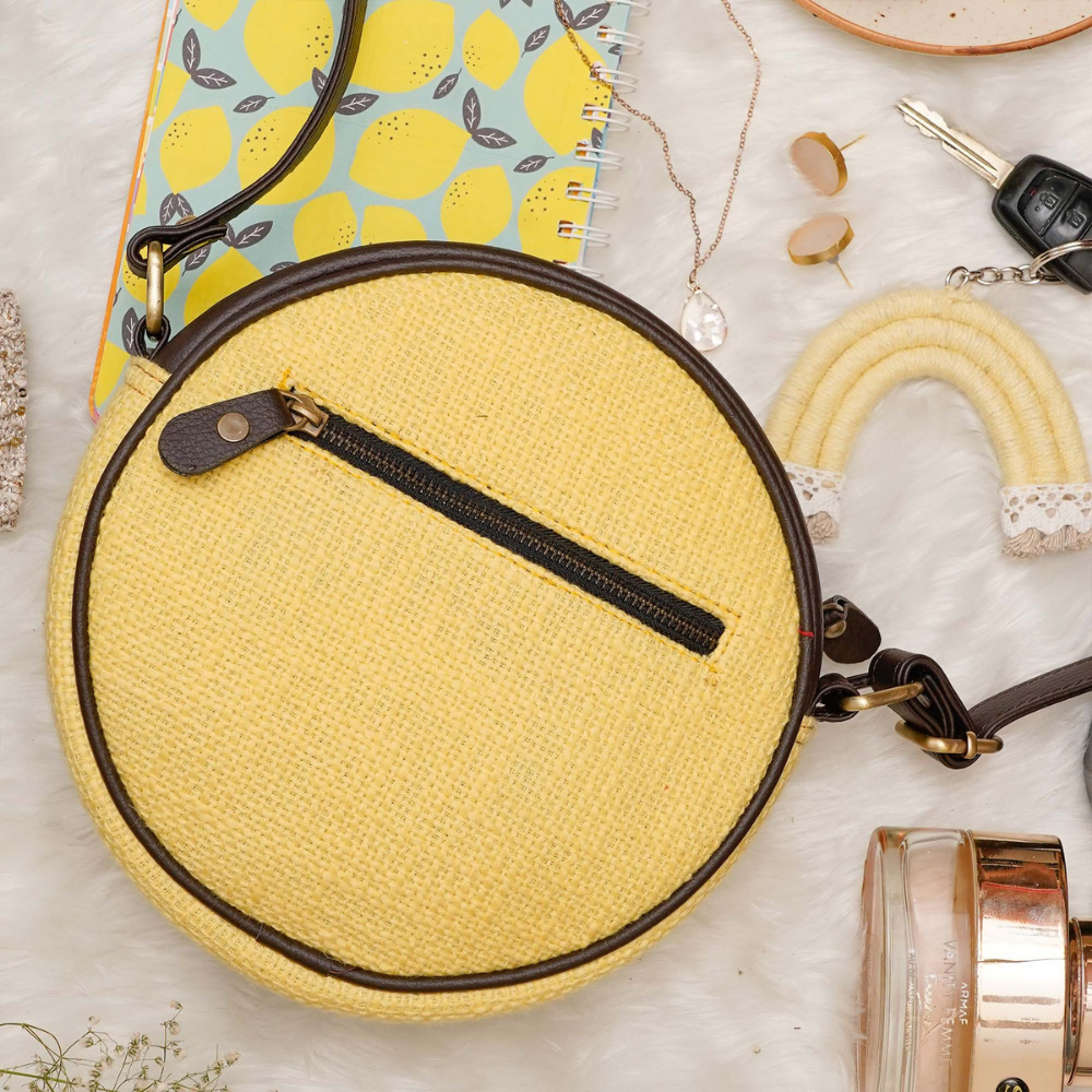 Yellow MApple Full Moon Sling Bag