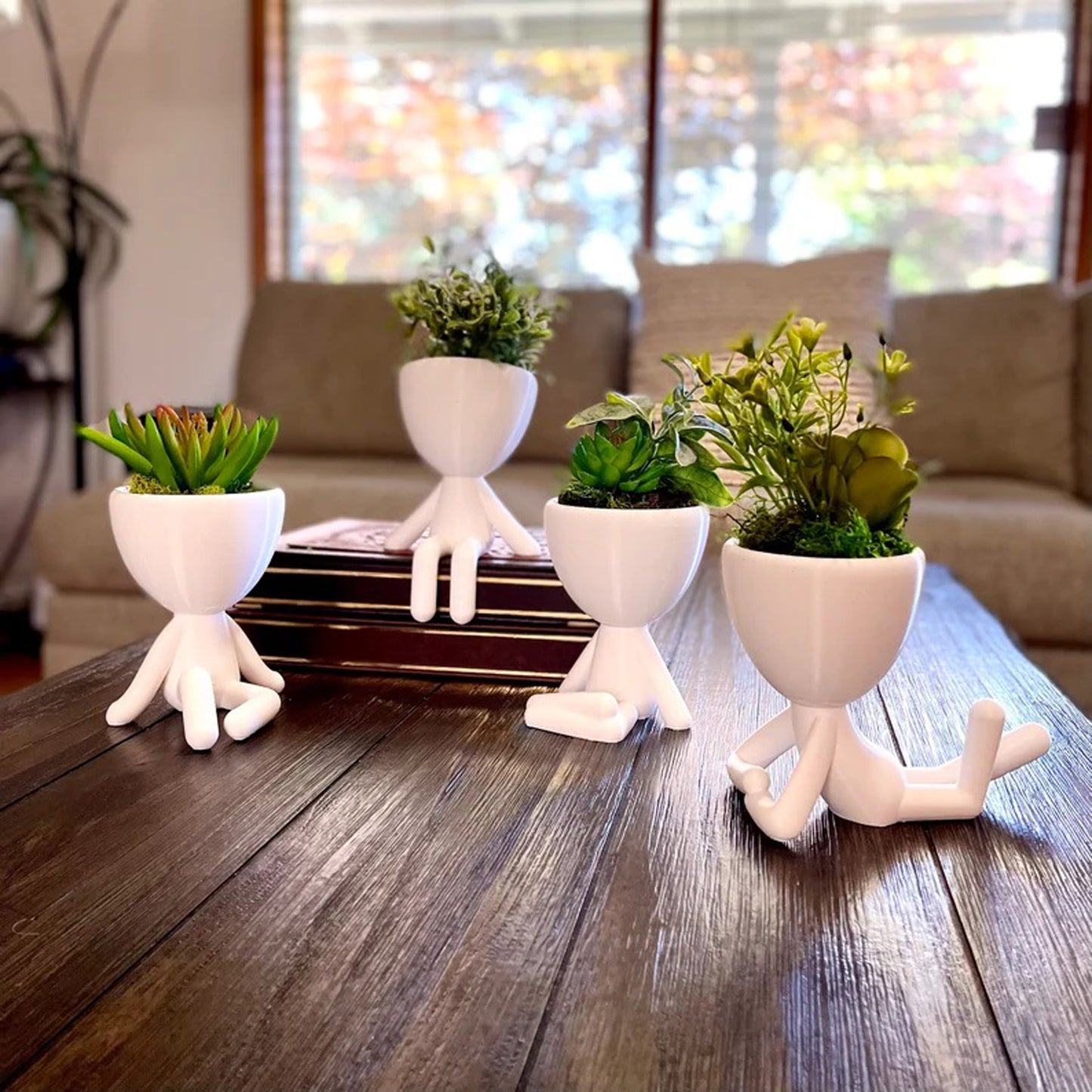 Yoga Planters & Pots (Set of 4)