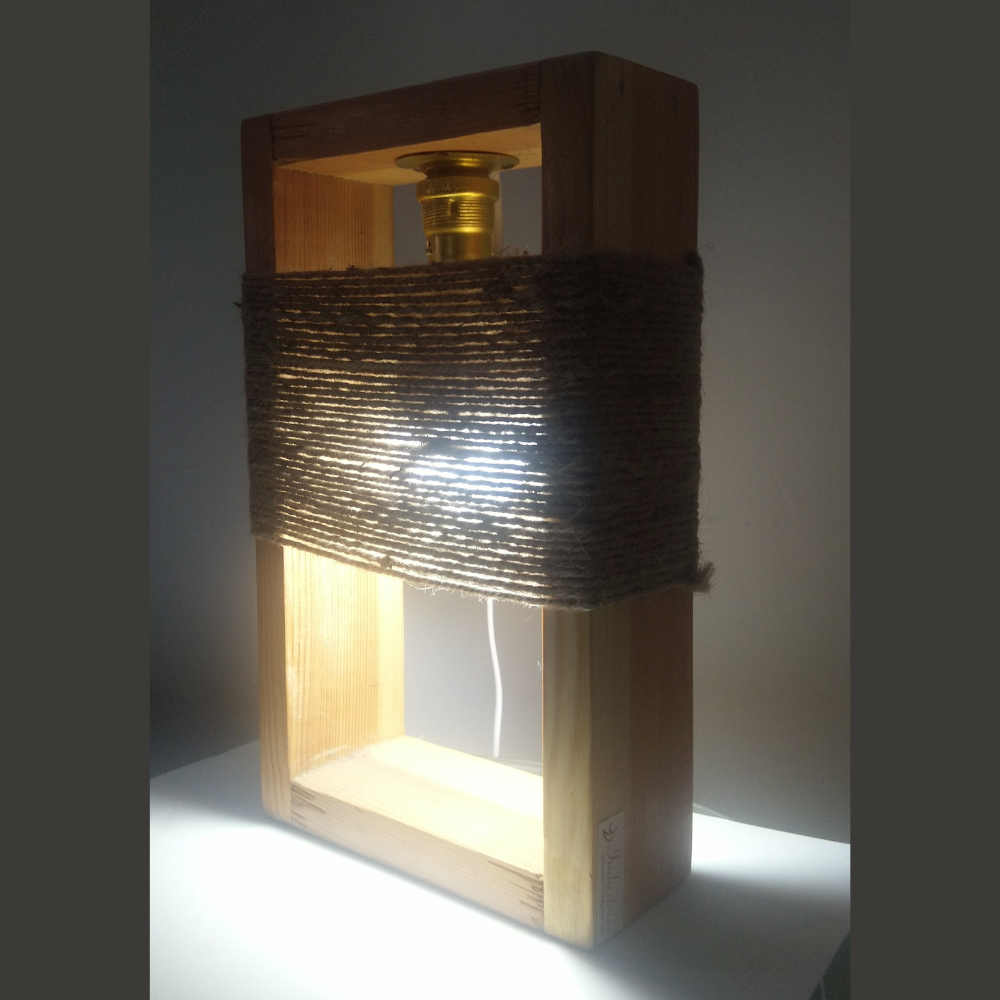 Wooden Table Lamp
