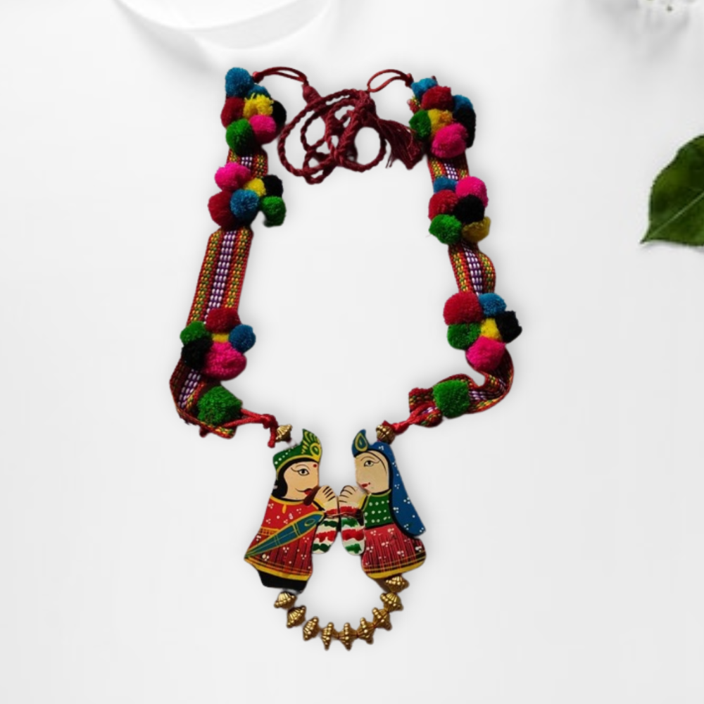 Dulha Dulhan Pom Pom Necklace