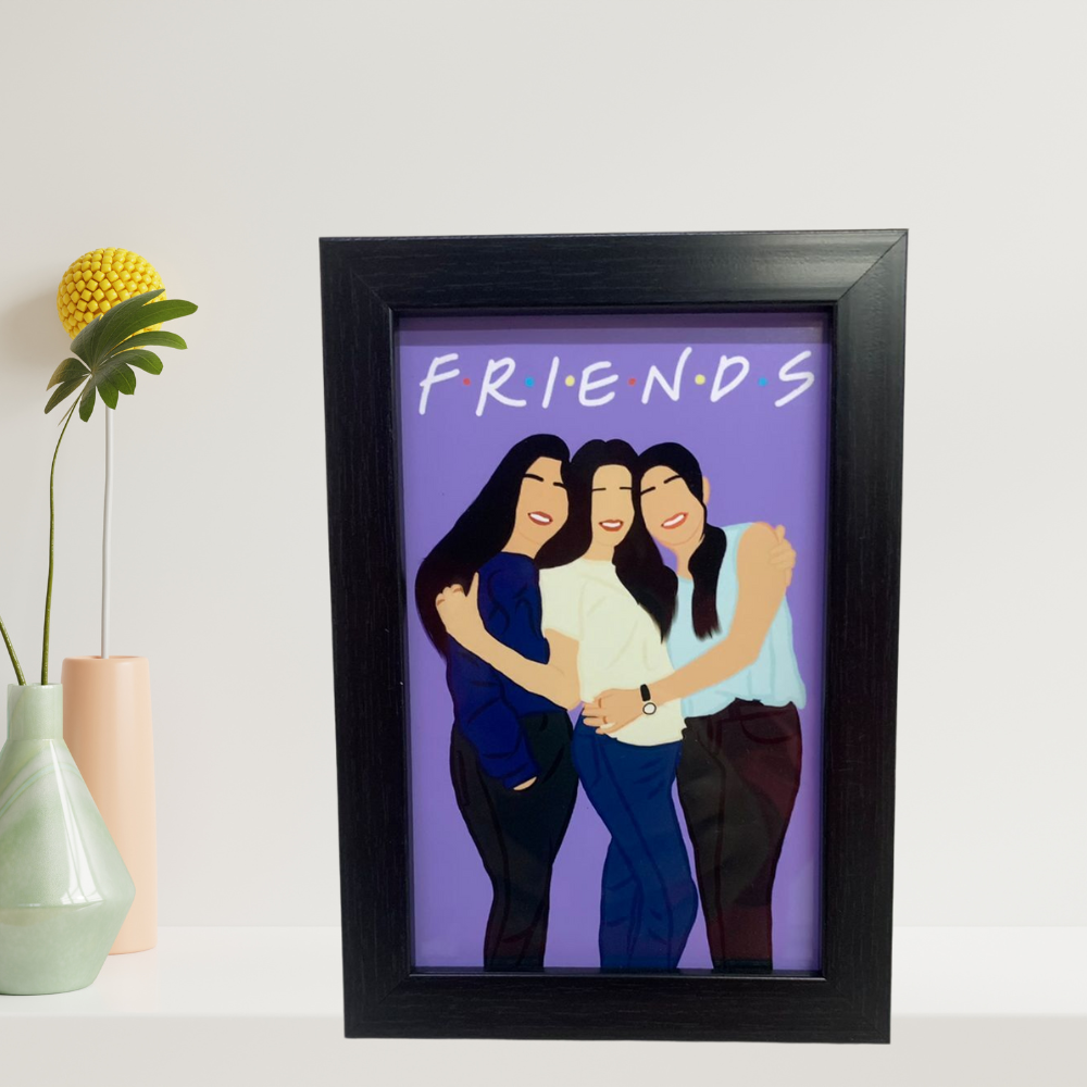 Minimal Illustrated Photo Frame