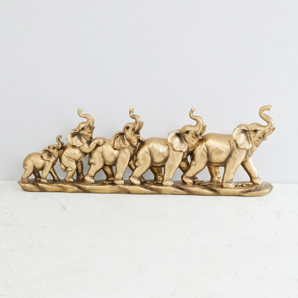 Elephant Family Showpiece