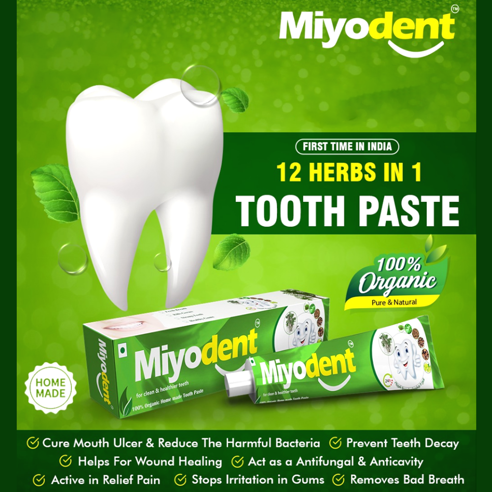 Miyodent Organic Toothpaste (100g)