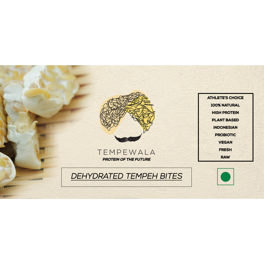 Tempe Wala Tempeh Bites Raw Dehydrated Tempeh (100g)