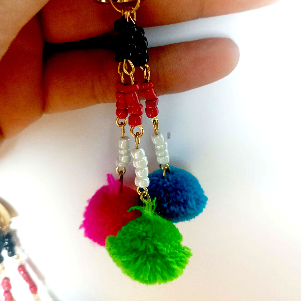 Pom Pom Earrings