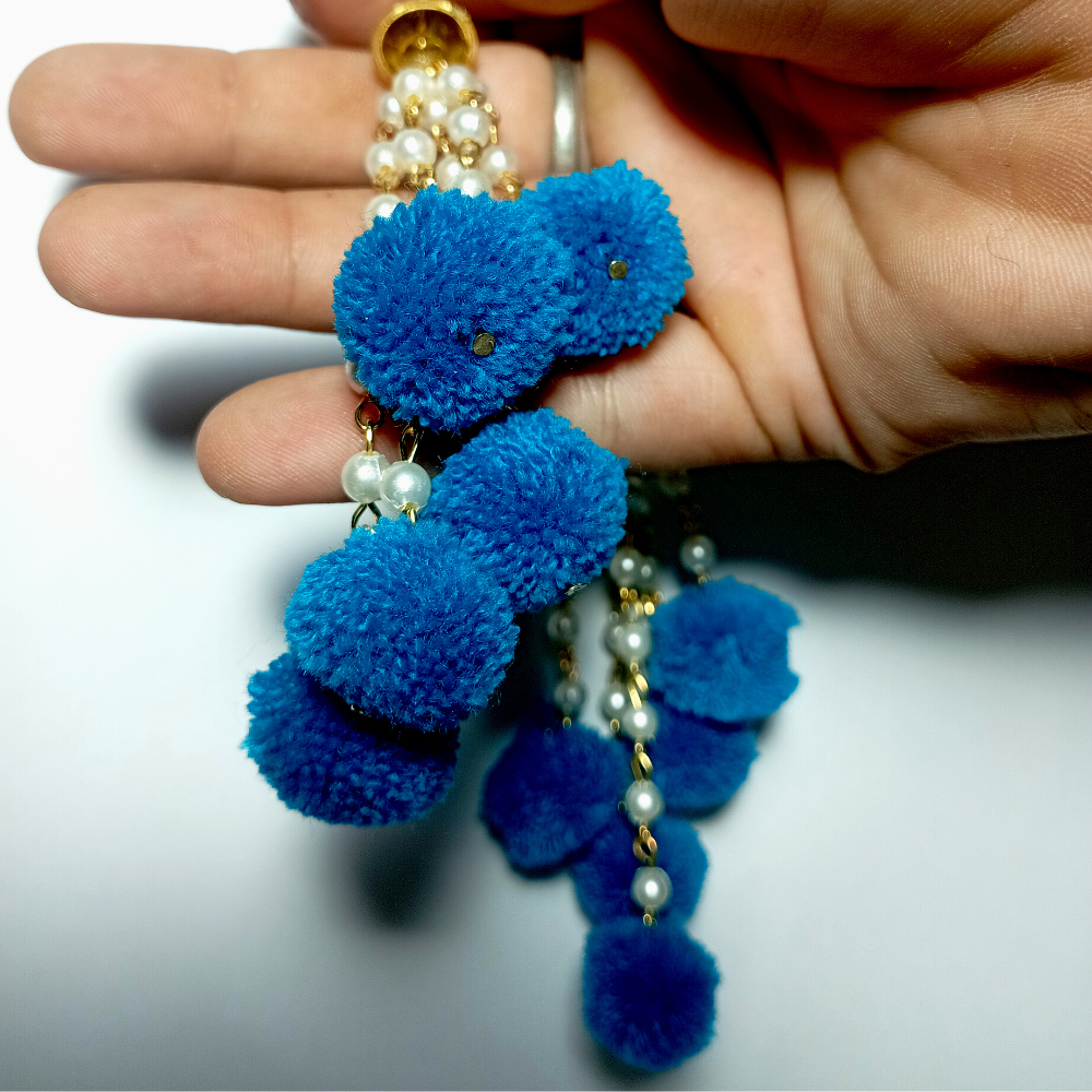 Pom Pom Earrings