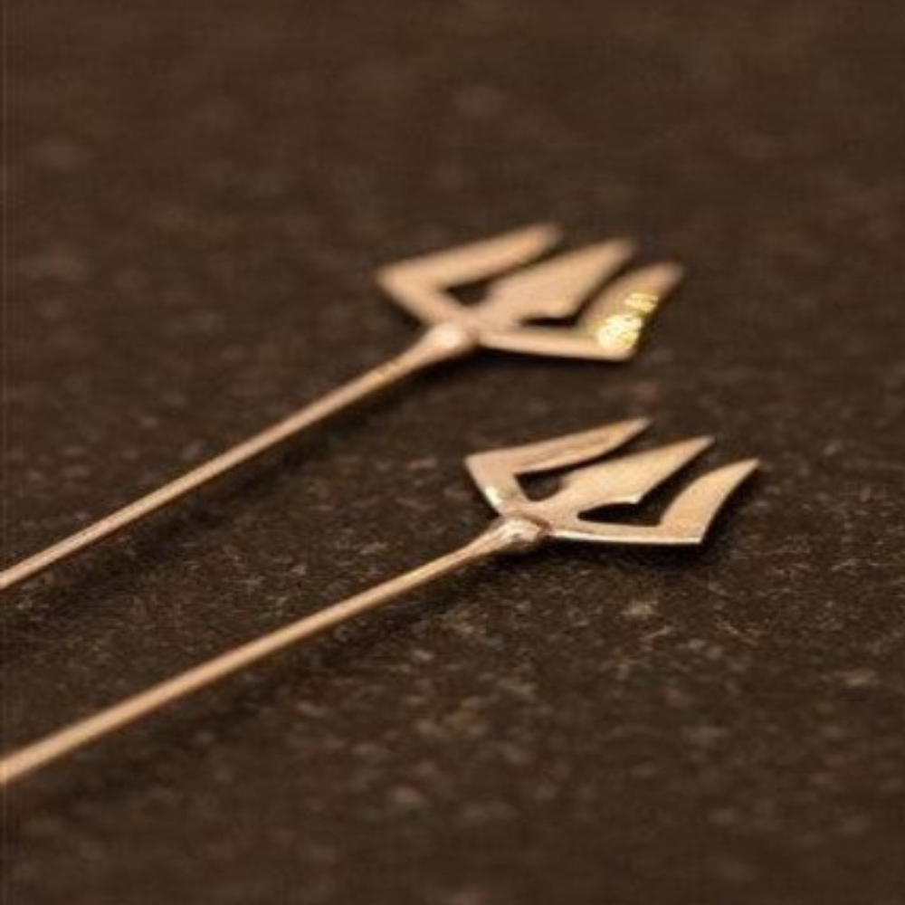 Handmade Trishul Earrings