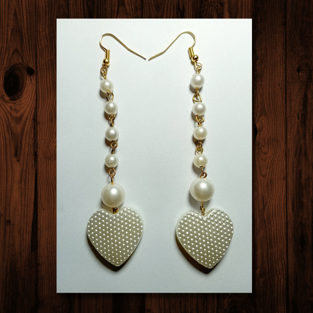 Off-white Beaded Earrings