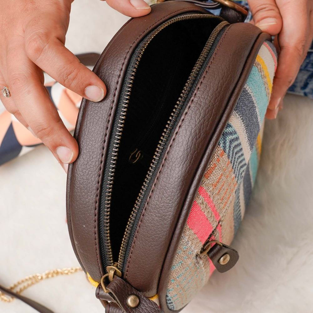 Multicolor Full Moon Sling Bag