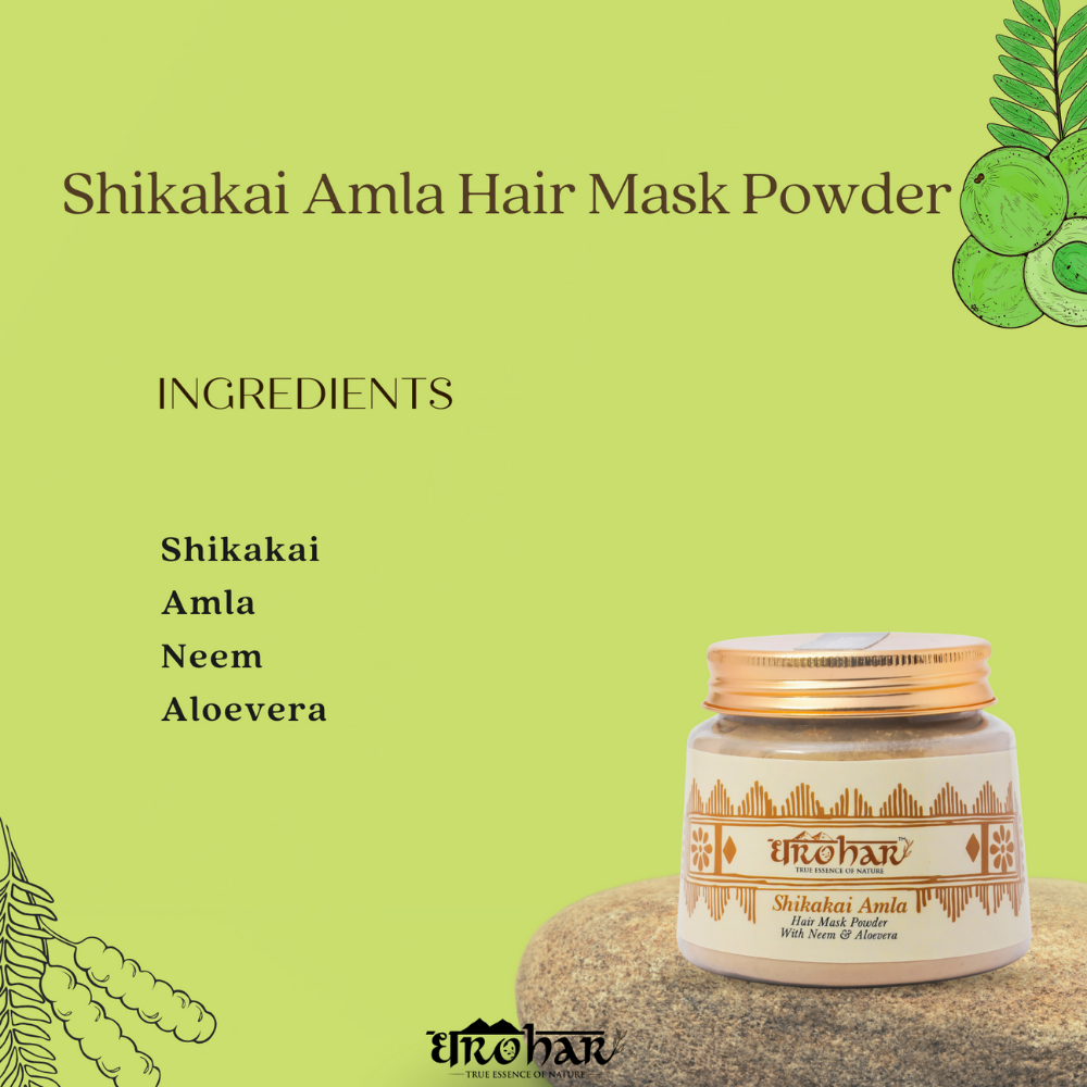 Dharohar Shikakai Amla Hair Mask (100g)