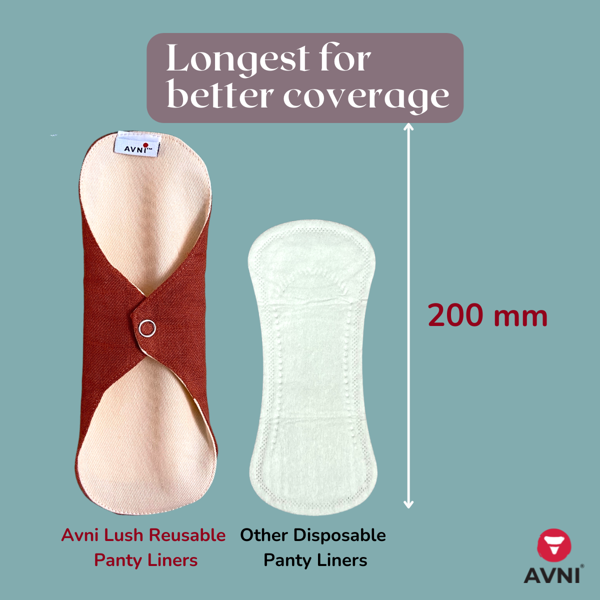 Organic Cotton Washable Panty Liner