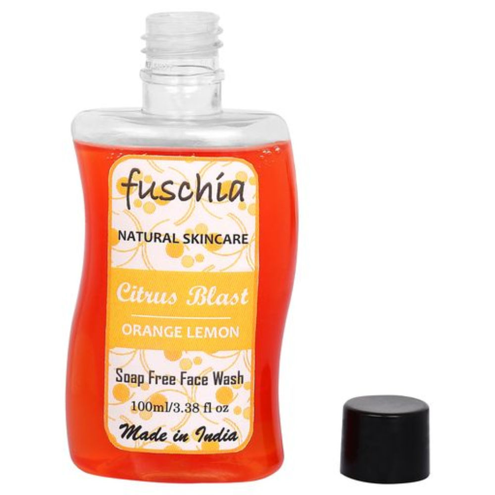 Fuschia Citrus Blast Orange Lemon Soap Free Face Wash (100ml)