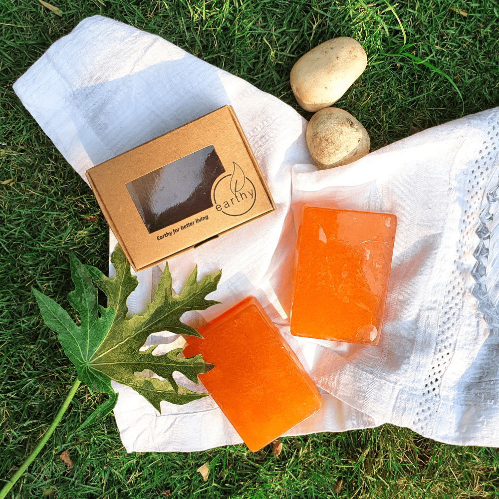 Earthy Organic Papaya Soap (100g)